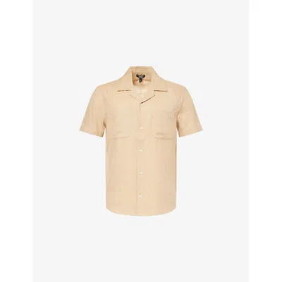 PAIGE MENS TONAL SANDHILL JACOBSON BOXY-FIT COTTON-BLEND SHIRT