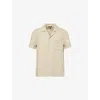 Paige Mens  Albro Short-sleeve Linen-blend Shirt