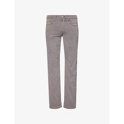 Paige Mens Vintage Earl Grey Federal Straight-leg Stretch-woven Blend Jeans