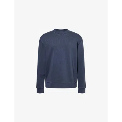 Paige Mens  Vassos Crew-neck Cotton-jersey Sweatshirt In Vintage Gravity