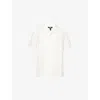 Paige Mens Vintage Warm Moonlight Albro Short-sleeve Linen-blend Shirt