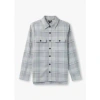 Paige Wilbur Plaid Flannel Button-up Overshirt