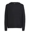 Paige Merino-cashmere-blend Ojai Hoodie In Black