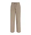 Paige Mens Mojave Sand Willits Waffle Cotton-wool Blend Trousers Xl In Brown