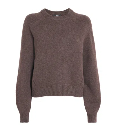 Paige Merino Wool-blend Zaire Sweater In Brown