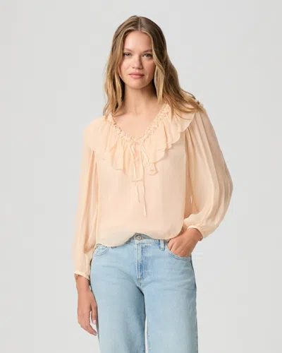 Paige Michelina Blouse In Neutral