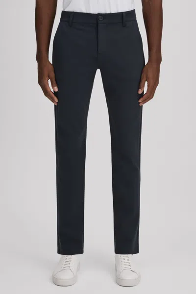 Paige Mid Rise Trousers In Deep Anchor
