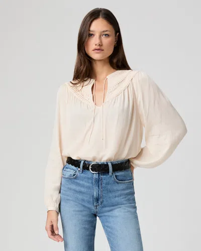 Paige Milani Blouse In Neutral