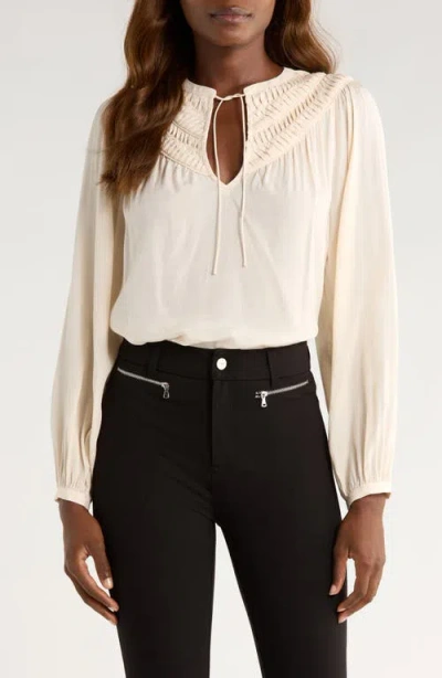 Paige Milani Swiss Dot Top In White