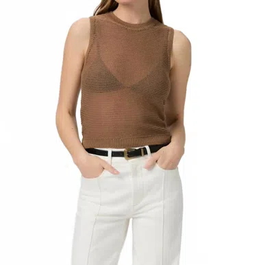 Paige Minthara Tank Top In Golden Wicker