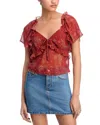 Paige Mirasol Top In Red