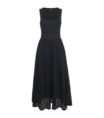 PAIGE COTTON MOREL MAXI DRESS
