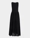 Paige Morel Broderie-anglaise Cotton Maxi Dress
