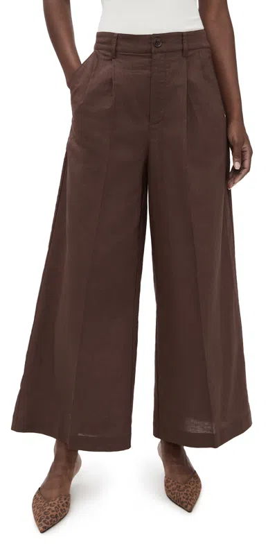 Paige Negroni Pants Tamarind In Brown