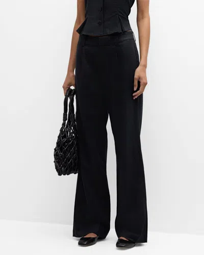 Paige Niguel Tailored Pants In Black