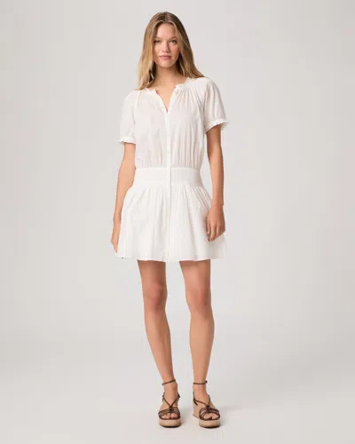 Paige Nisha Mini Dress White