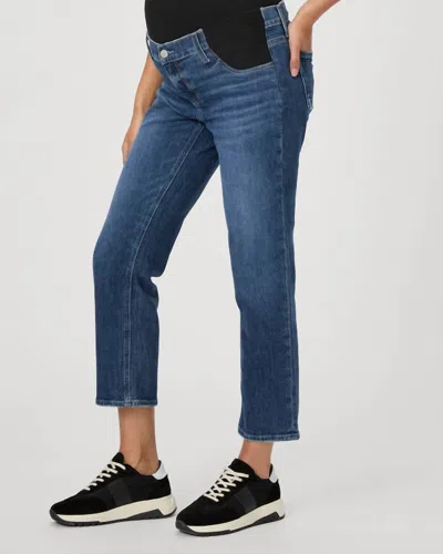 Paige Noella Maternity Straight Jean In Roam In Blue