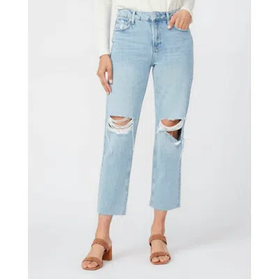 PAIGE NOELLA STAIGHT LEG RAW HEM JEAN IN DORETTA