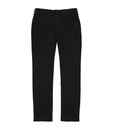 Paige Mens Federal Straight Jeans In Black Fabric