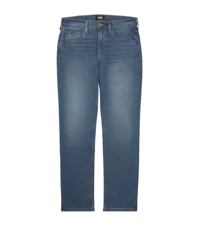Paige Normandie Straight Jeans In Blue