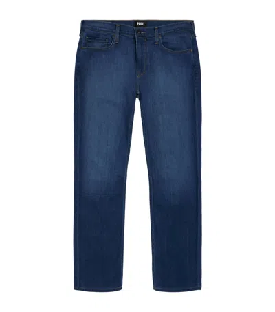 Paige Normandie Straight Jeans In Blue