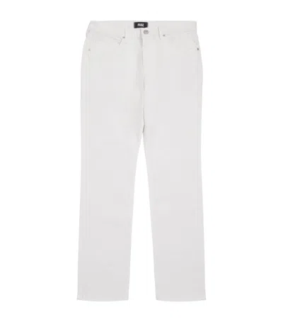 Paige Normandie Straight Jeans In White