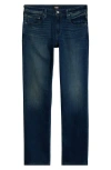 Paige Normandie Straight Leg Jeans In Burgundy