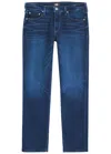 Paige Normandie Straight-leg Jeans In Indigo