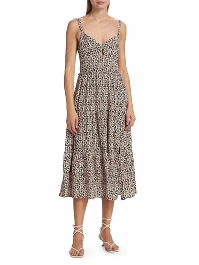 Paige Olivetta Dress In Black Multi