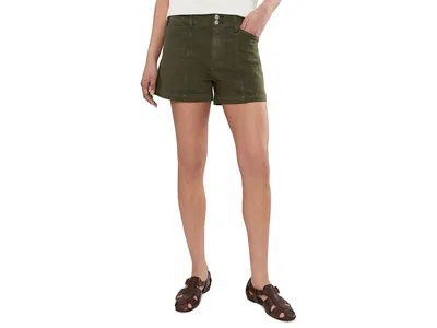 Paige Olivia Shorts In Vintage Forest Moss