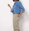 Paige Pacey Denim Jacket In Selah In Multi
