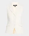 Paige Ciarra One-button Blazer In Ivory