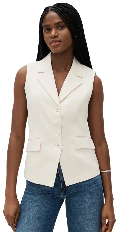 Paige Palomina Vest Ivory