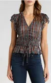 Paige Silk-blend Pancetta Blouse In Multi