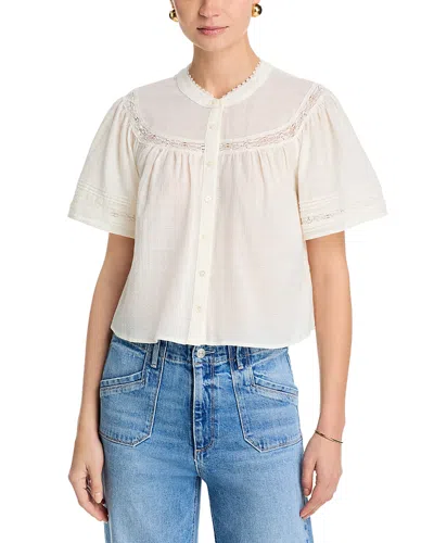 Paige Pasadena Button Front Blouse In Multi