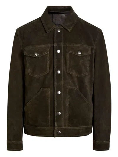 Paige Patch Pocket Jacket In Brown