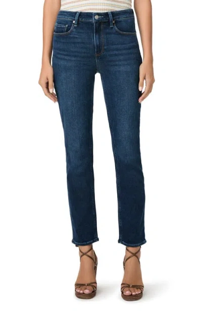Paige Paxton Mid Rise Cigarette Jeans In Blue