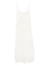 Paige Persimmon Rayon-blend Midi Dress In White