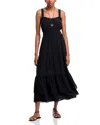 Paige Persimmon Sleeveless Maxi Dress In Black