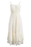 Paige Persimmon Sleeveless Maxi Dress In White