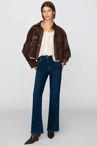 Paige Petite Laurel Canyon High Rise Bootcut Jeans In Multi