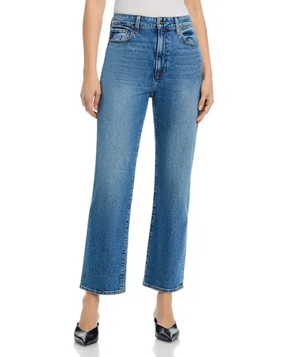 Paige Petite Stevie High Rise Jeans In Keystone In Blue