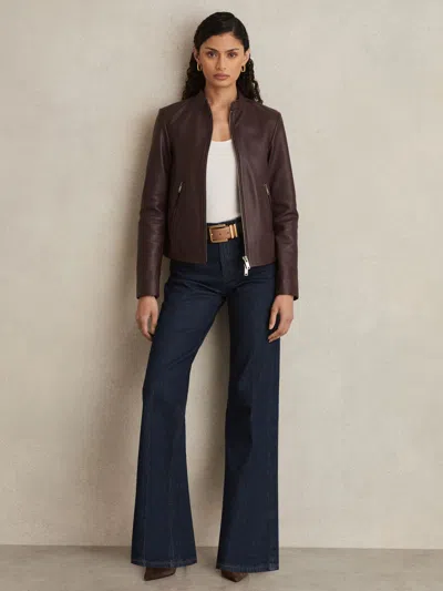 Paige Petite Wide-leg Jeans In Blue
