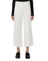 Paige Petites Anessa High Rise Wide Leg Jeans In Tonal Ecru In Tonal Ecru