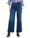 PAIGE PETITES ANESSA RAW HEM WIDE LEG JEANS IN ARPEGGIO