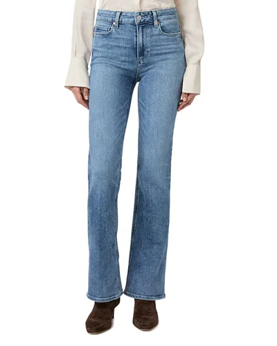 Paige Petites Laurel Canyon High Rise Flared Jeans In Bebop