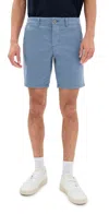 Paige Phillips Stretch Sateen Shorts 7.75 Fjord Valley