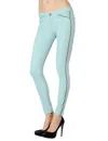 Paige Pipeline Ultra Skinny Stretch Jeans In Green In Green