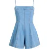 Paige Pippa Denim Romper In Multi