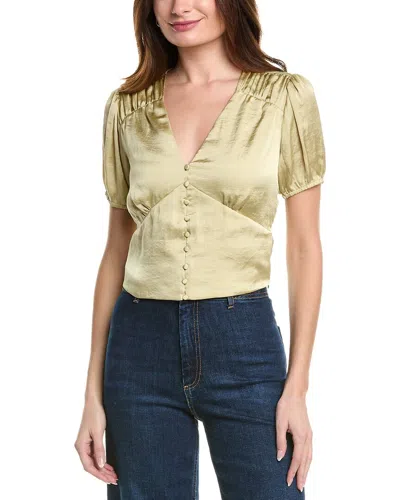 Paige Plie Top In Green